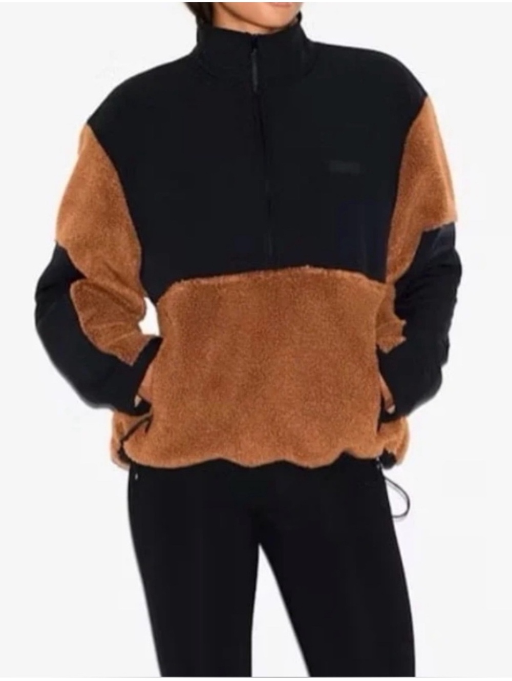 Skims Teddy Half Zip Pullover